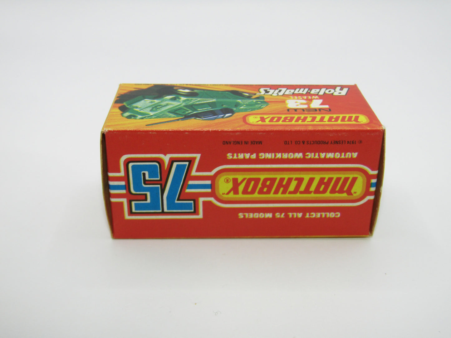 Matchbox Superfast 73B Weasel Light Metallic Green
