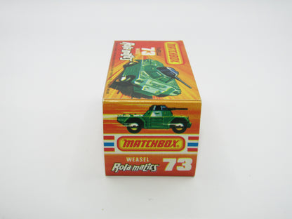 Matchbox Superfast 73B Weasel Light Metallic Green