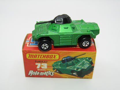 Matchbox Superfast 73B Weasel DARK Metallic Green