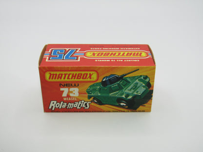 Matchbox Superfast 73B Weasel DARK Metallic Green