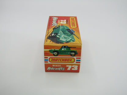Matchbox Superfast 73B Weasel DARK Metallic Green