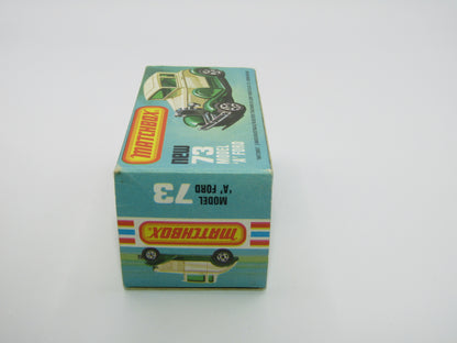 Matchbox Superfast 73C Model A Ford Cream Wheel Cast