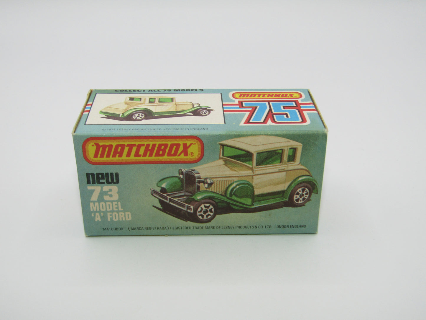 Matchbox Superfast 73C Model A Ford Beige Amber Windows