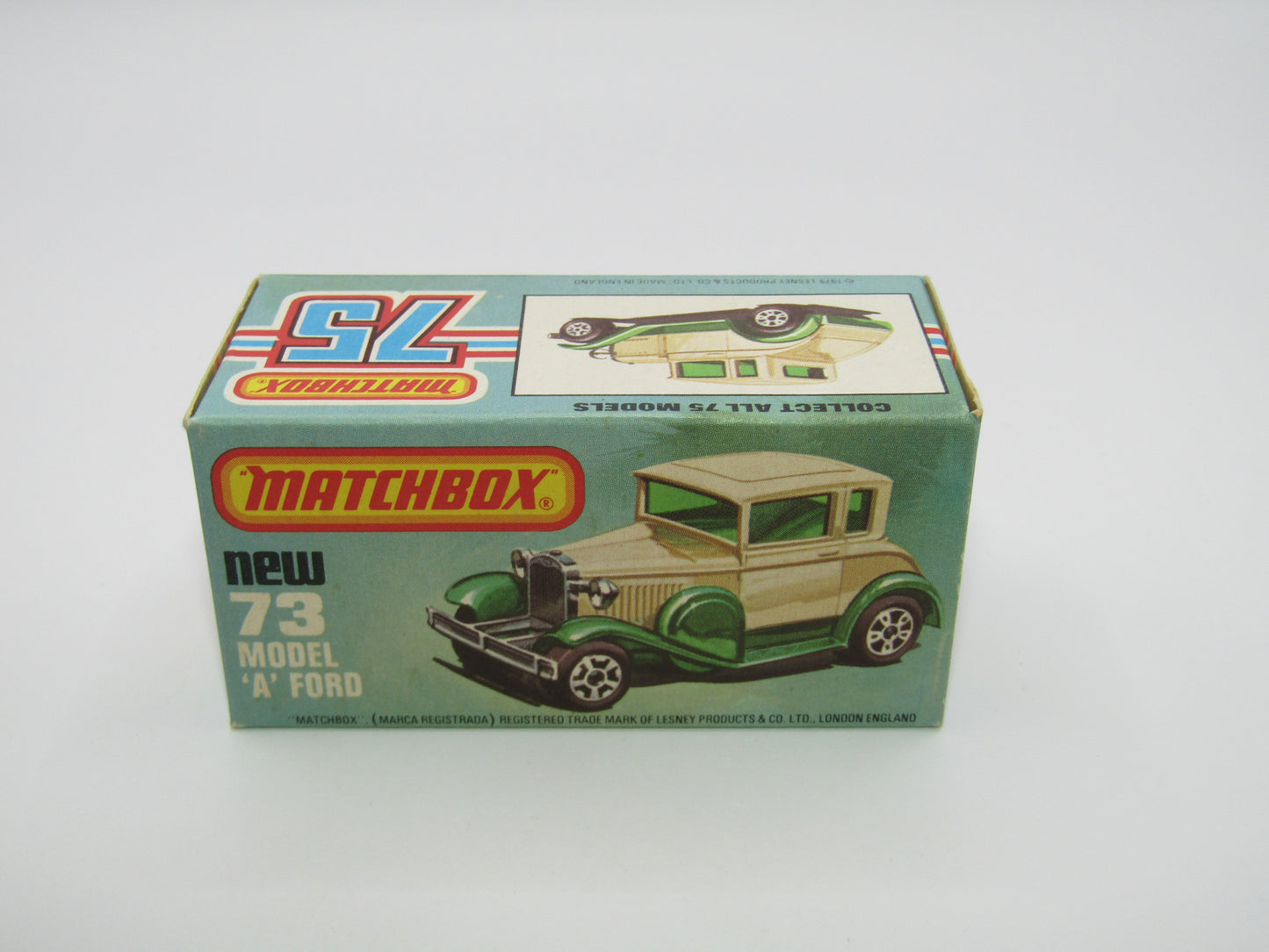 Matchbox Superfast 73C Model A Ford Beige Amber Windows