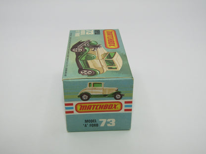 Matchbox Superfast 73C Model A Ford Beige Amber Windows