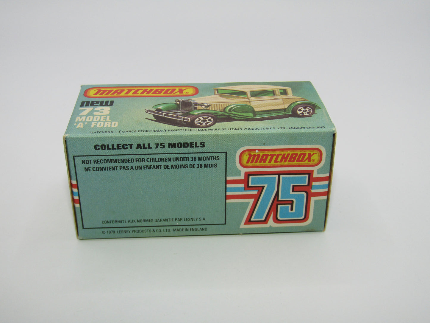 Matchbox Superfast 73C Model A Ford Beige Amber Windows