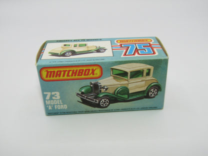 Matchbox Superfast 73C Model A Ford Beige Clear Windows