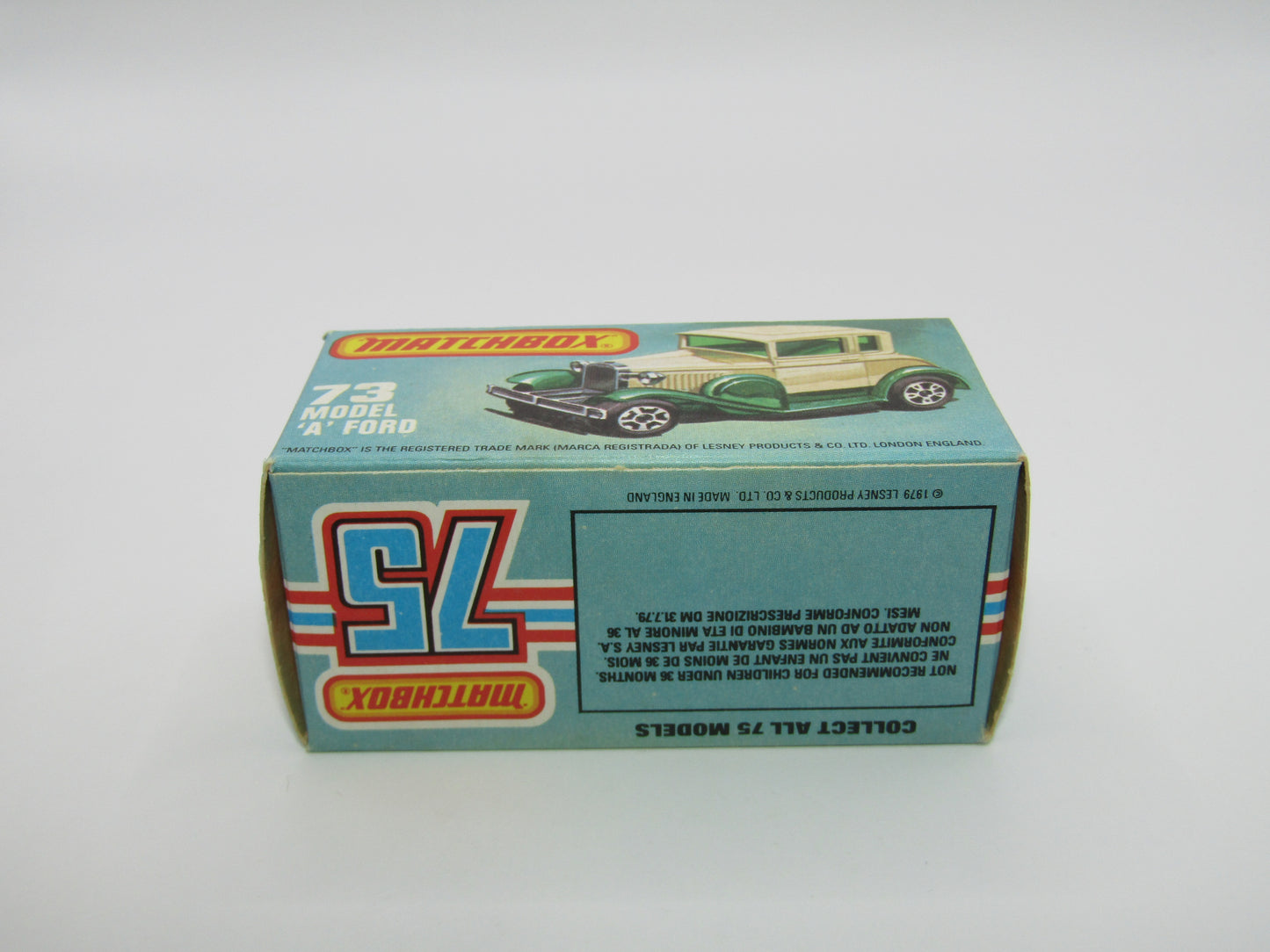 Matchbox Superfast 73C Model A Ford Beige Clear Windows