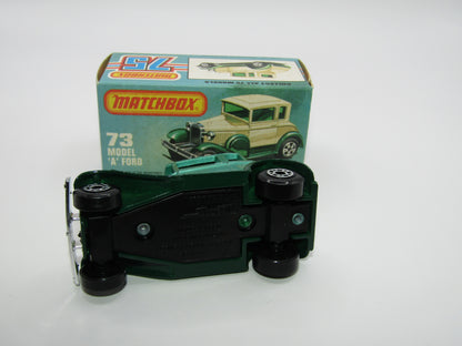 Matchbox Superfast 73C Model A Ford Metallic Green, Green Windows