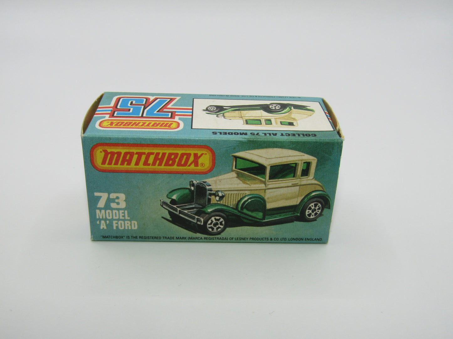 Matchbox Superfast 73C Model A Ford Metallic Green, Green Windows