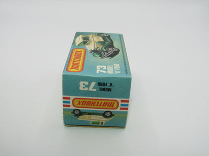 Matchbox Superfast 73C Model A Ford Metallic Green, Green Windows