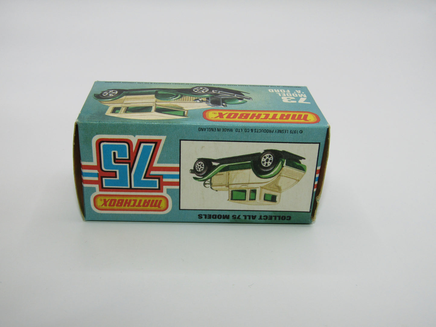 Matchbox Superfast 73C Model A Ford Metallic Green, Green Windows