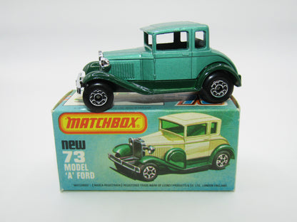 Matchbox Superfast 73C Model A Ford Metallic Green NO WINDOWS