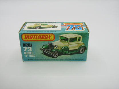 Matchbox Superfast 73C Model A Ford Metallic Green NO WINDOWS
