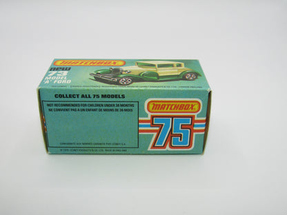 Matchbox Superfast 73C Model A Ford Metallic Green NO WINDOWS