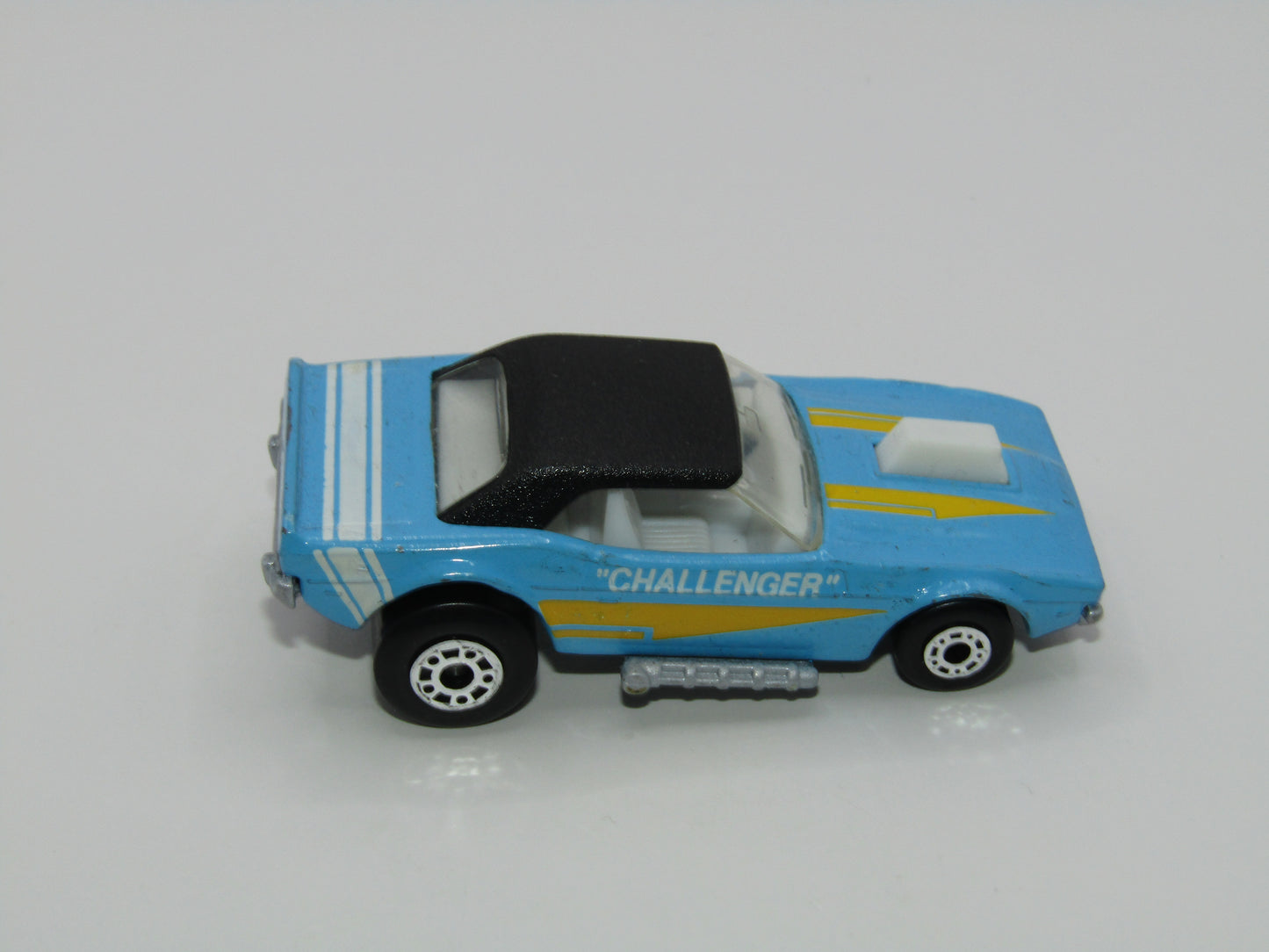 Matchbox Superfast MB1 Dodge Challenger Baby Blue China Base
