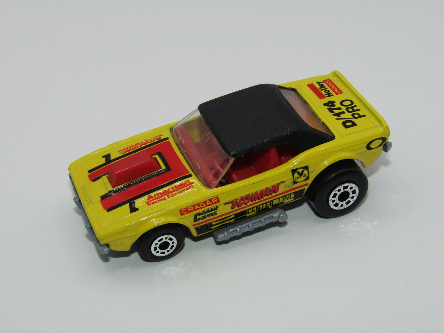 Matchbox Superfast MB1 Dodge Challenger Dot Dash Wheels China Base