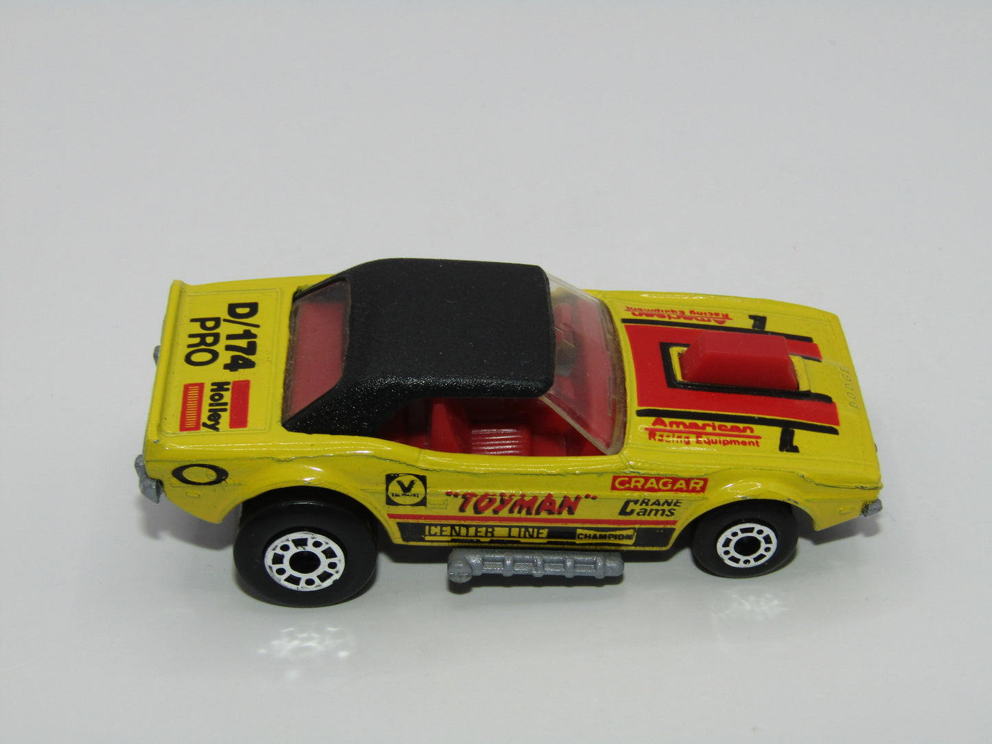 Matchbox Superfast MB1 Dodge Challenger Dot Dash Wheels China Base
