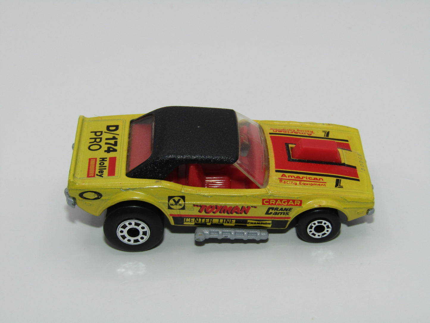 Matchbox Superfast MB1 Dodge Challenger Dot Dash Wheels MACAU Base