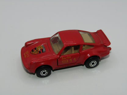 Matchbox Superfast MB3 Porsche Turbo Red 911 Tampo Thailand Base