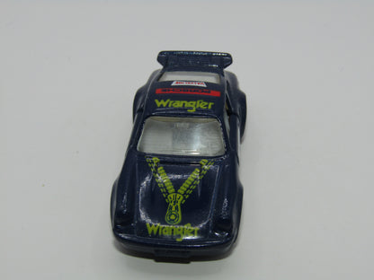 Matchbox Superfast MB3 Porsche Turbo Blue Wrangler Tampo Macau Base