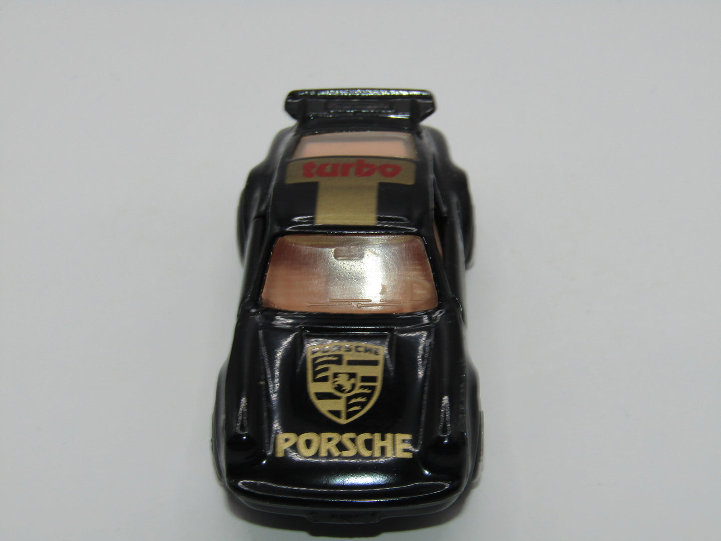 Matchbox Superfast MB3 Porsche Turbo Black PINK Interior Thailand Base