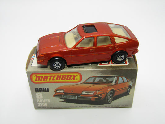 Matchbox Superfast 8D Rover 3500 Bronze, MALTESE CROSS Wheels