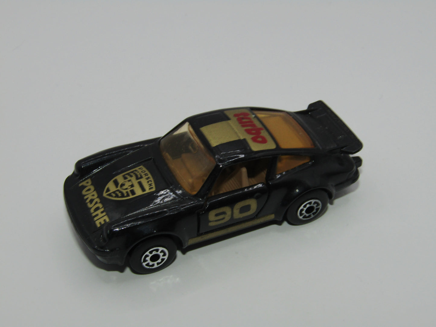 Matchbox Superfast MB3 Porsche Turbo AMBER Windows Tan Interior