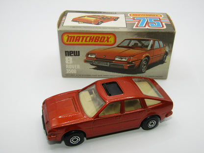 Matchbox Superfast 8D Rover 3500 Bronze, MALTESE CROSS Wheels