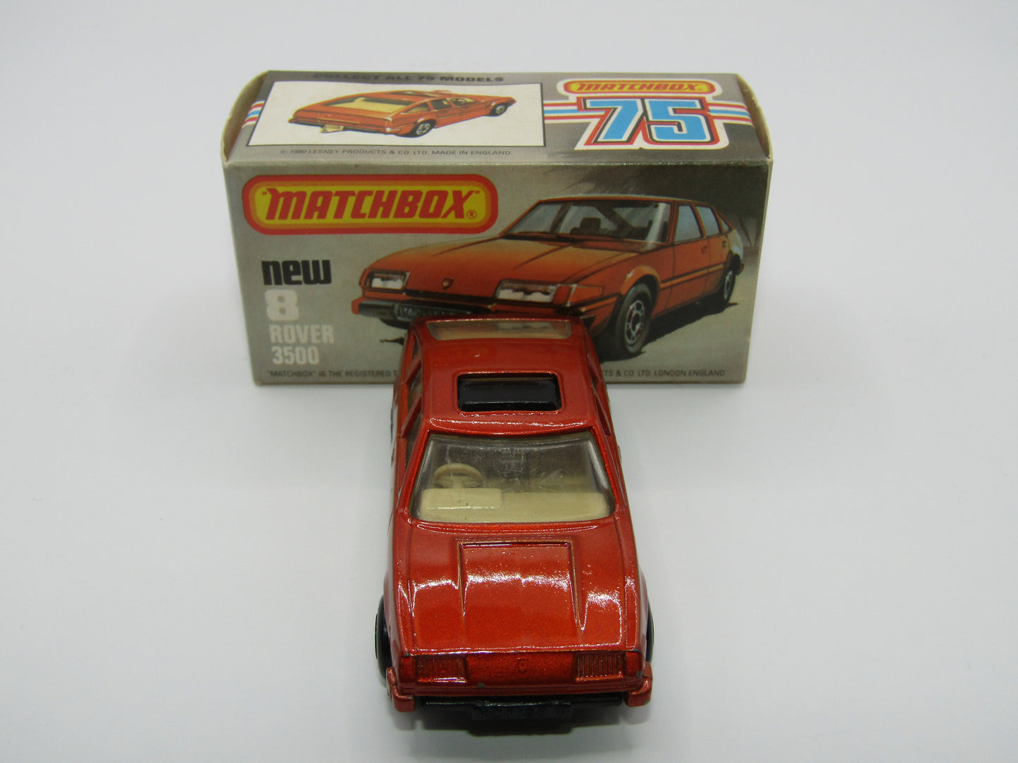 Matchbox Superfast 8D Rover 3500 Bronze, MALTESE CROSS Wheels