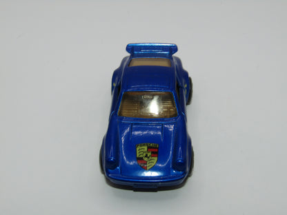 Matchbox Superfast MB3 Porsche Turbo Light Metallic Blue Macau Base