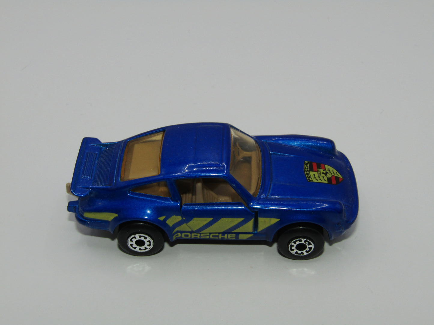 Matchbox Superfast MB3 Porsche Turbo Light Metallic Blue Macau Base