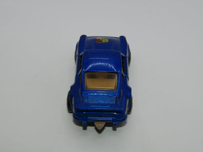 Matchbox Superfast MB3 Porsche Turbo Light Metallic Blue Macau Base