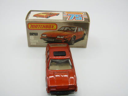 Matchbox Superfast 8D Rover 3500 Bronze, DARK TAN Interior, Dot Dash Wheels