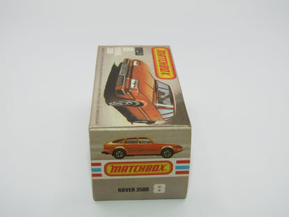 Matchbox Superfast 8D Rover 3500 Bronze, DARK TAN Interior, Dot Dash Wheels