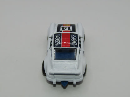 Matchbox Superfast MB3 Porsche Turbo Clear Windows Blue Int Macau Base
