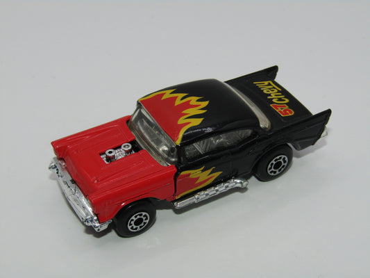 Matchbox Superfast MB4 '57 Chevy Flames Tampo Macau Base