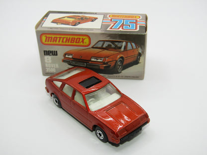Matchbox Superfast 8D Rover 3500 Bronze, WHITE Interior Dot Dash Wheels