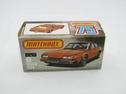 Matchbox Superfast 8D Rover 3500 Bronze, WHITE Interior Dot Dash Wheels
