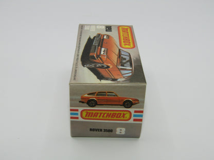 Matchbox Superfast 8D Rover 3500 Bronze, WHITE Interior Dot Dash Wheels