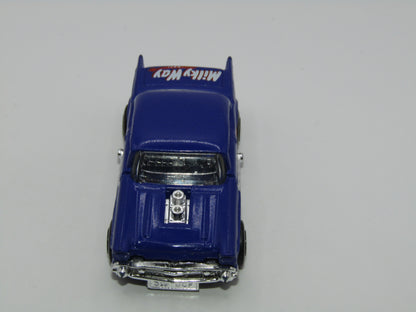 Matchbox Superfast MB4 '57 Chevy Purple Milky Way Tampo Macau Base