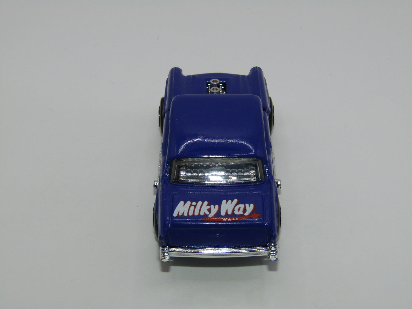 Matchbox Superfast MB4 '57 Chevy Purple Milky Way Tampo Macau Base