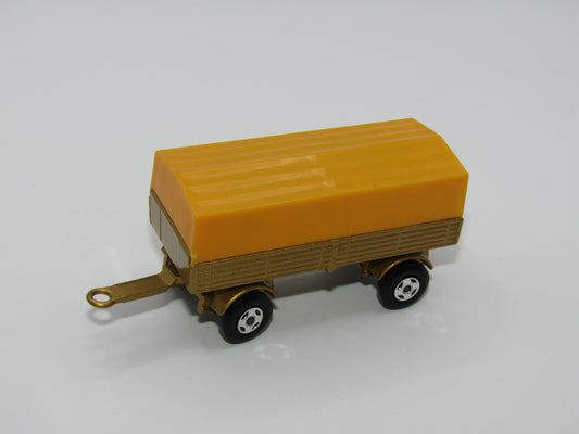 Matchbox Superfast 2A Mercedes Trailer Gold Yellow Canopy