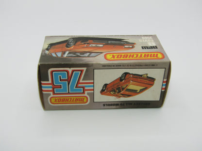 Matchbox Superfast 8F Rover 3500 Police Car DARK BLUE windows BLACK Interior