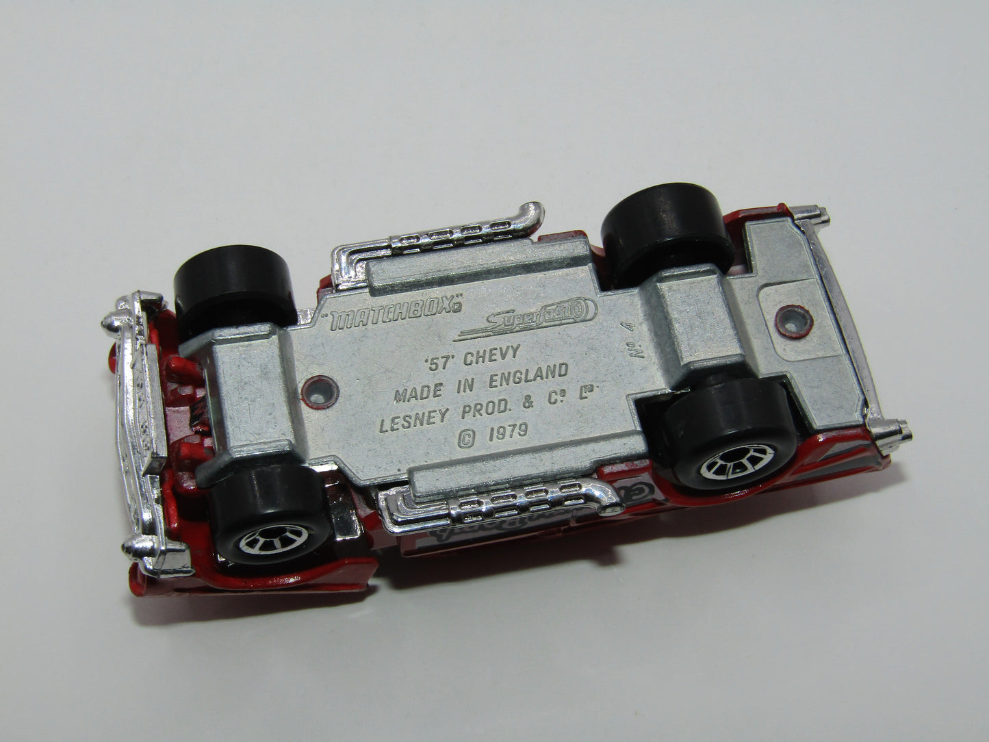 Matchbox Superfast 4D '57 Chevy Pre-Production Trail Wheels one side