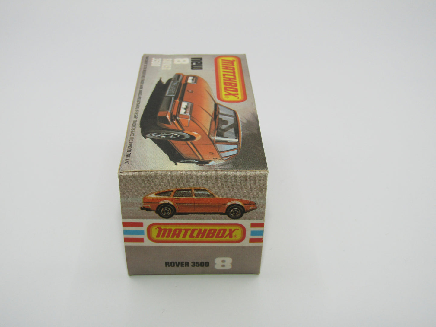 Matchbox Superfast 8F Rover 3500 Police Car DARK BLUE windows BLACK Interior