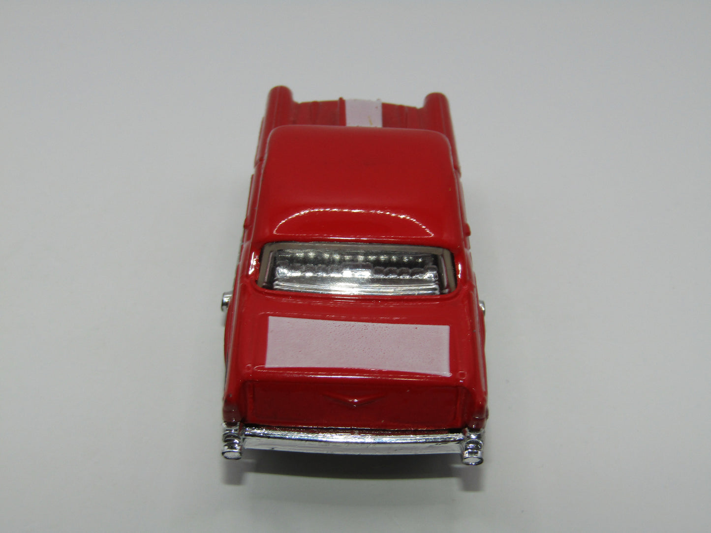 Matchbox Superfast 4D '57 Chevy Red, Unpainted Base