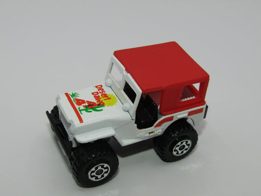 Matchbox Superfast 5D 4x4 Jeep ORANGE Desert Dawn Tampo