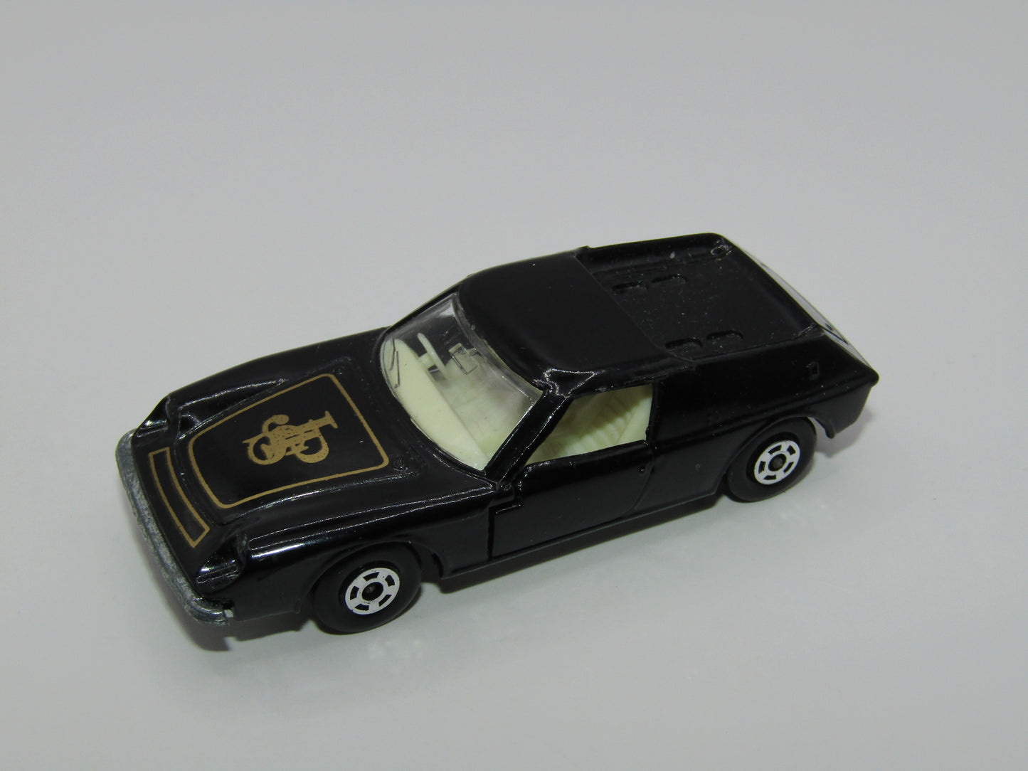 Matchbox Superfast 5A Lotus Europa Black JPS WITHOUT Gold lines on roof