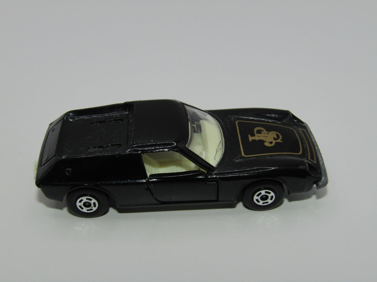 Matchbox Superfast 5A Lotus Europa Black JPS WITHOUT Gold lines on roof
